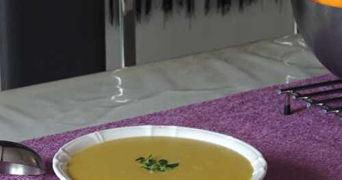 Soupe de lentilles corail