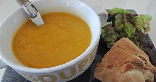 Soupe de poireaux et carottes