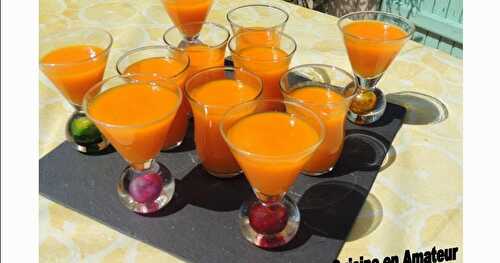 Soupe froide de carottes