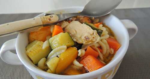 Soupe pilons de poulet : anti gaspi