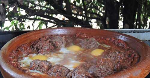 Tajine de kefta aux oeufs 