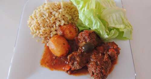 Tajine de viande hachée