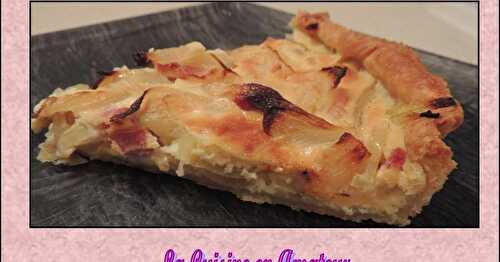 Tarte à l'oignon et lardons