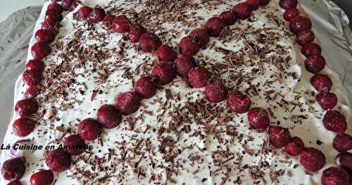 Tarte chantilly mascarpone et cerises