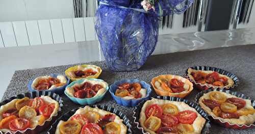 Tartelettes aux tomates cerises