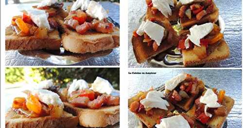 Tartine poivrons