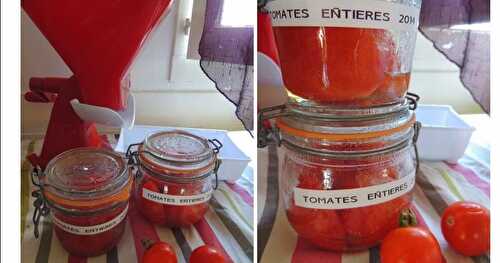 Tomates entières 