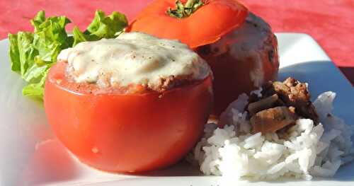 Tomates farcies à la bolognaise