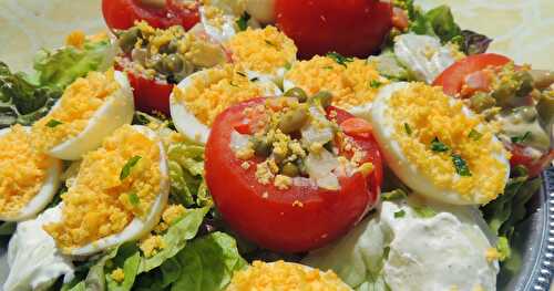 Tomates macédoine. Crudités