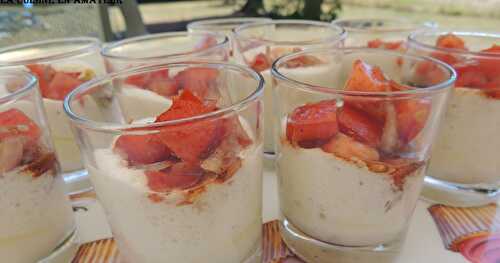 Verrine au pesto et mousse mozzarella