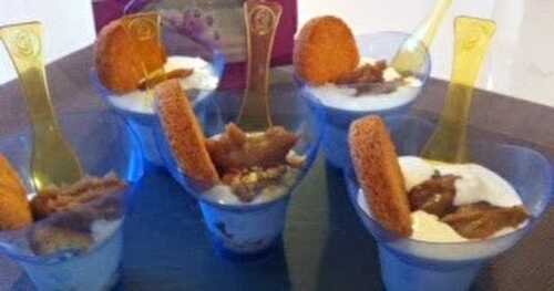 Verrine crème de marrons et mascarone