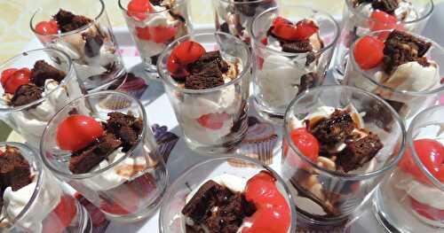 Verrine façon forêt noire