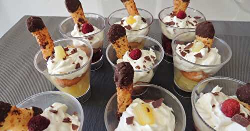 Verrines mascarpone