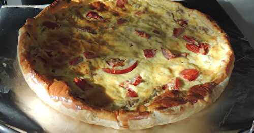 Quiche tomates et thon