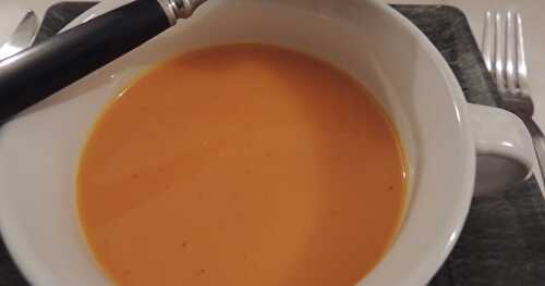 Soupe de potiron et carottes