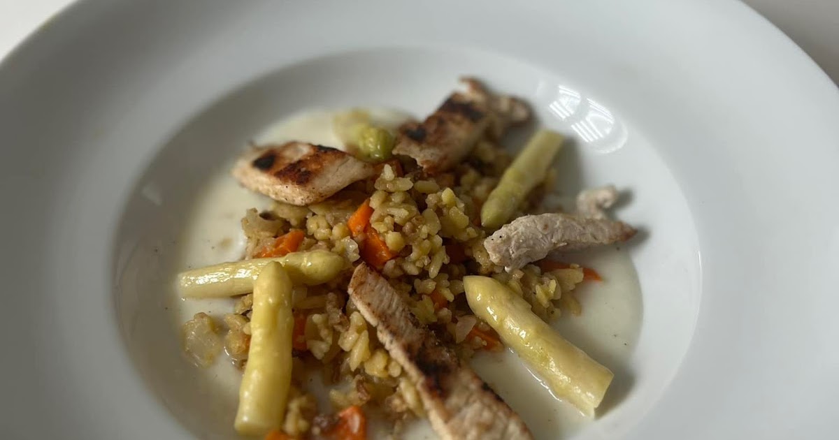 Risotto de sarrazin aux asperges