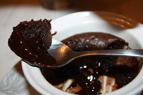 Fondant au Chocolat et son Coeur Coulant de Framboise