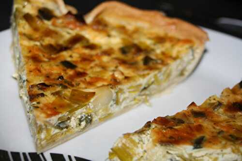 La quiche aux poireaux