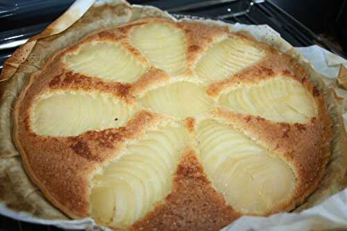 La Tarte Amandine aux Poires et Chocolat