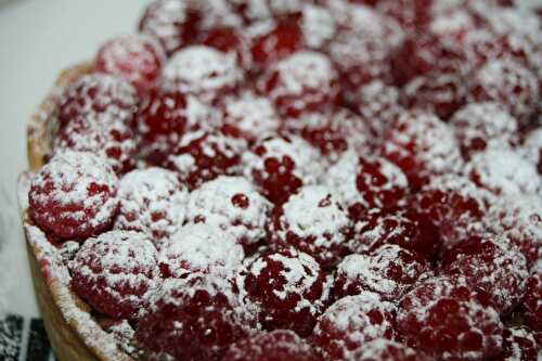 La tarte Chocolat Mascarpone aux Framboises