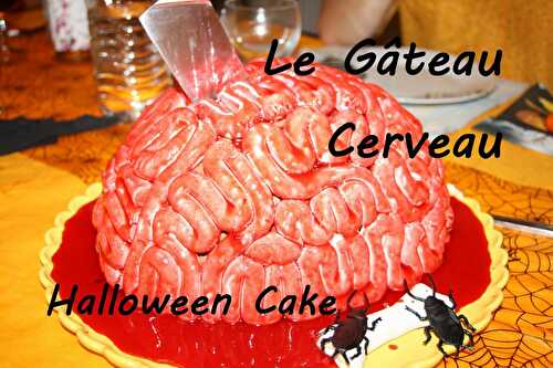Le gâteau Cerveau pour Halloween / brain cake - La cuisine Facile d'Estelle