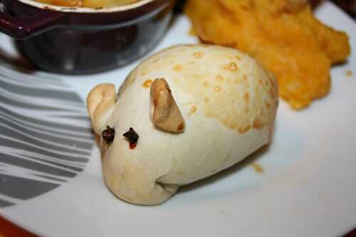 Petit rat farci ou petite souris pour Halloween - La cuisine Facile d'Estelle