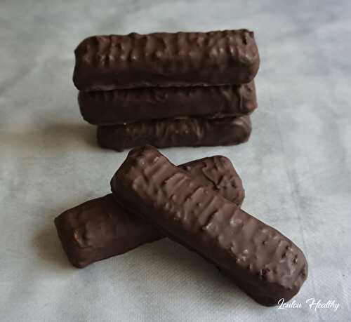 Barres façon Twix {Vegan – IG bas}