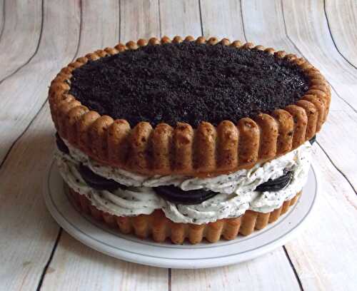 Big cookie cake aux « oréo »