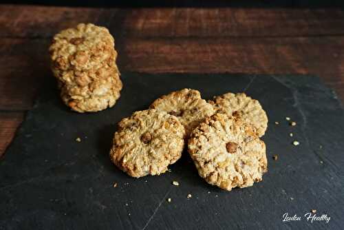 Biscuits aux céréales, noix de coco & aux figues {Vegan – Sans gluten}