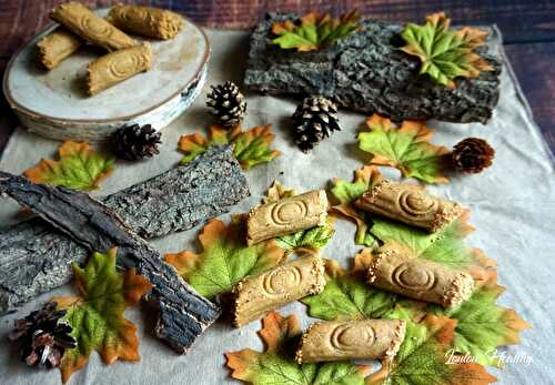 Biscuits « bûchettes » datte-cacahuète {Vegan}