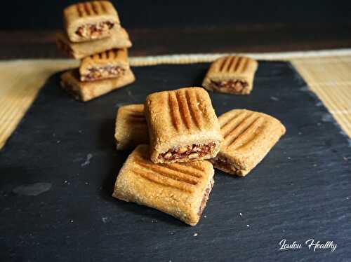 Biscuits fourrés dattes, cacahuètes façon « Figolu » {Vegan}