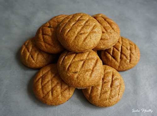 Biscuits fourrés poire-coing  {Sans lactose – Faible en gluten}