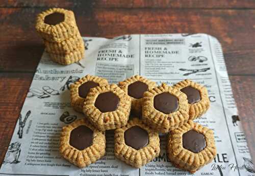 Biscuits noisette & chocolat {Vegan – Sans gluten}