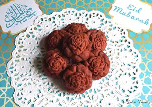 Biscuits « roses » abricots & raisins secs {Vegan – IG bas}