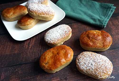 Brioches fourrées framboise ou nature {Vegan}