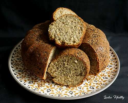 Cake à l’orange, noix de coco & pavot {Sans lactose}