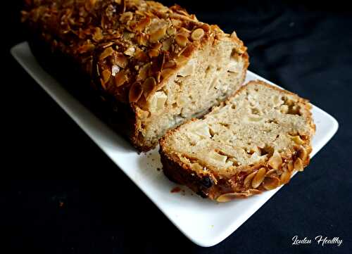 Cake à la semoule, aux pommes & aux amandes {Sans lactose – IG bas}