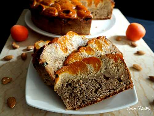 Cake aux abricots, amande & noisette {Sans lactose}