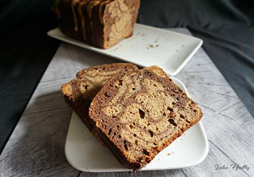 Cake marbré amande & cacao {Sans lactose}