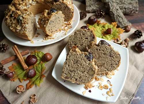 Cake noisette, châtaigne & épices {Sans lactose}