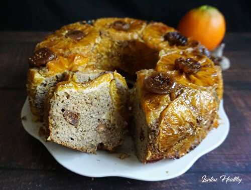 Cake orange & figuettes séchées {Sans lactose}