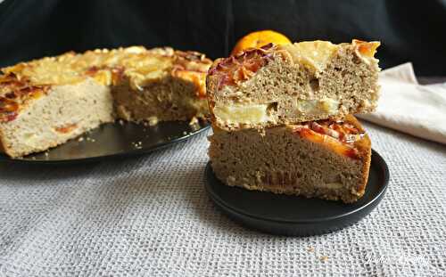 Cake orange sanguine & ananas {Sans lactose}