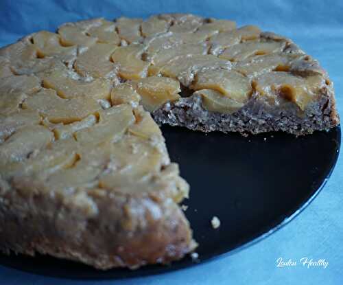 Cake tatin pommes-châtaignes {Sans lactose}