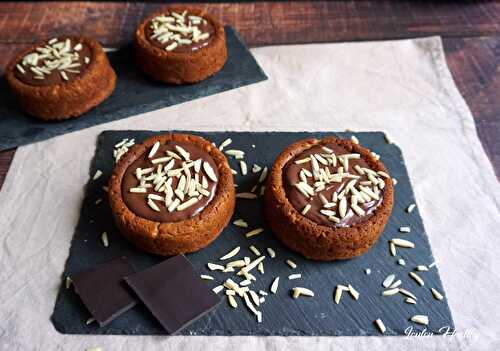 Cakes amande, pâte à tartiner « Ouf » & chocolat {Vegan – Option Sans gluten}