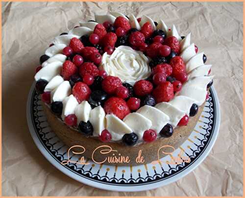 Cheesecake amandes & fruits rouges