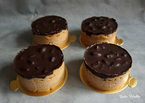 Cheesecake cru façon « Snikers » {Vegan – Sans gluten – IG bas}