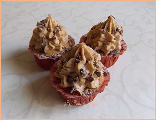 Cupcakes aux peanut butter cups {Sans lactose – Sans gluten}