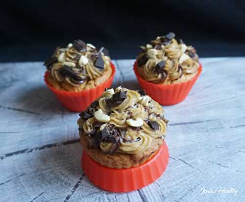 Cupcakes cacao-cajou {Vegan – Sans gluten – IG bas}