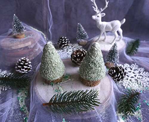 Entremets « sapins » coco-passion {Option Vegan}