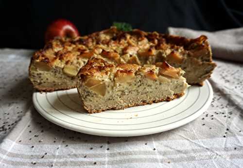 Flan pomme & chia {Options Sans gluten & Vegan}